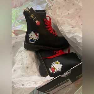 Dr Marten X Hello Kitty 60 Yr Anniversary Boots